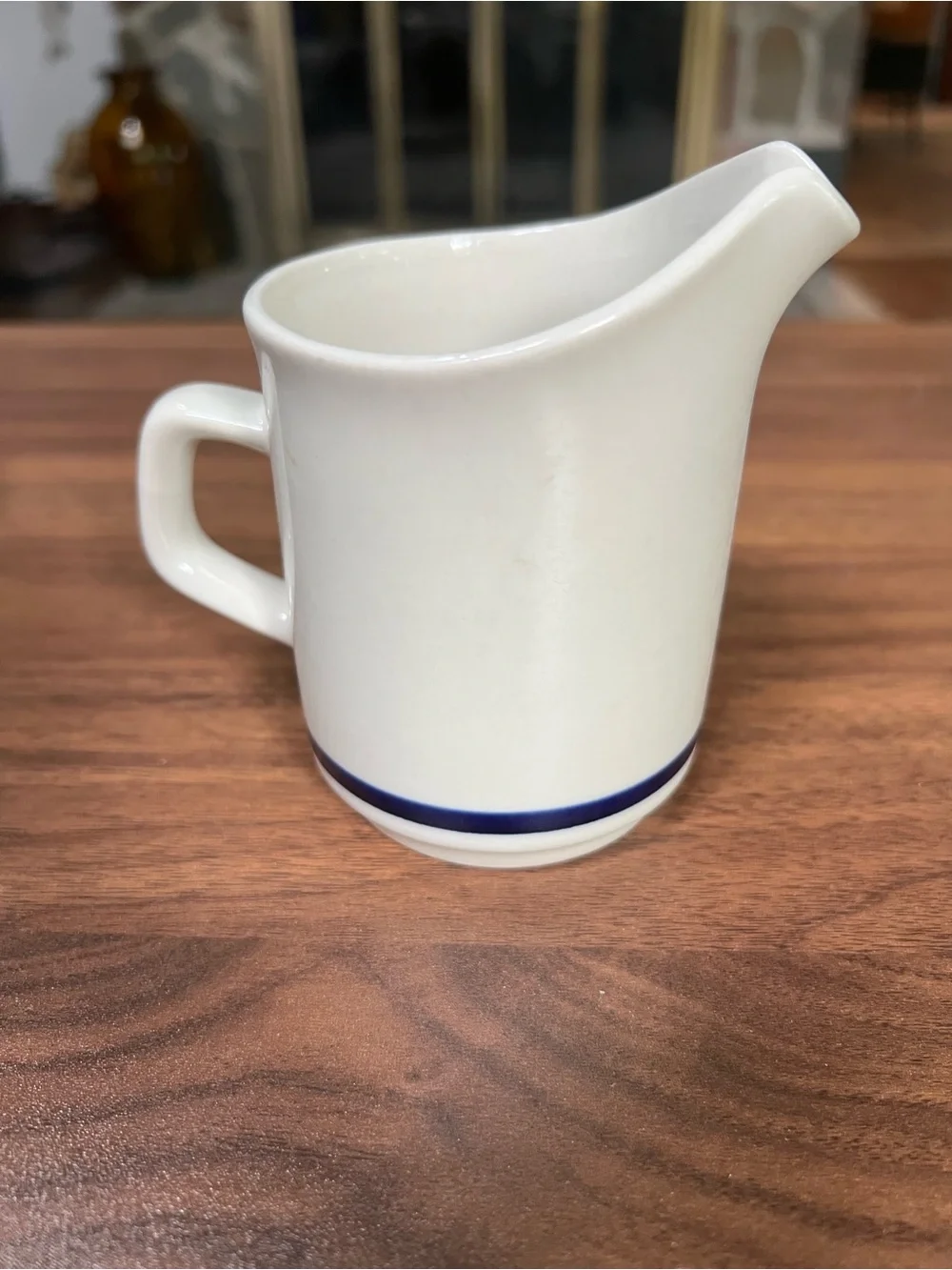 Japanese Stoneware Cream Pitcher